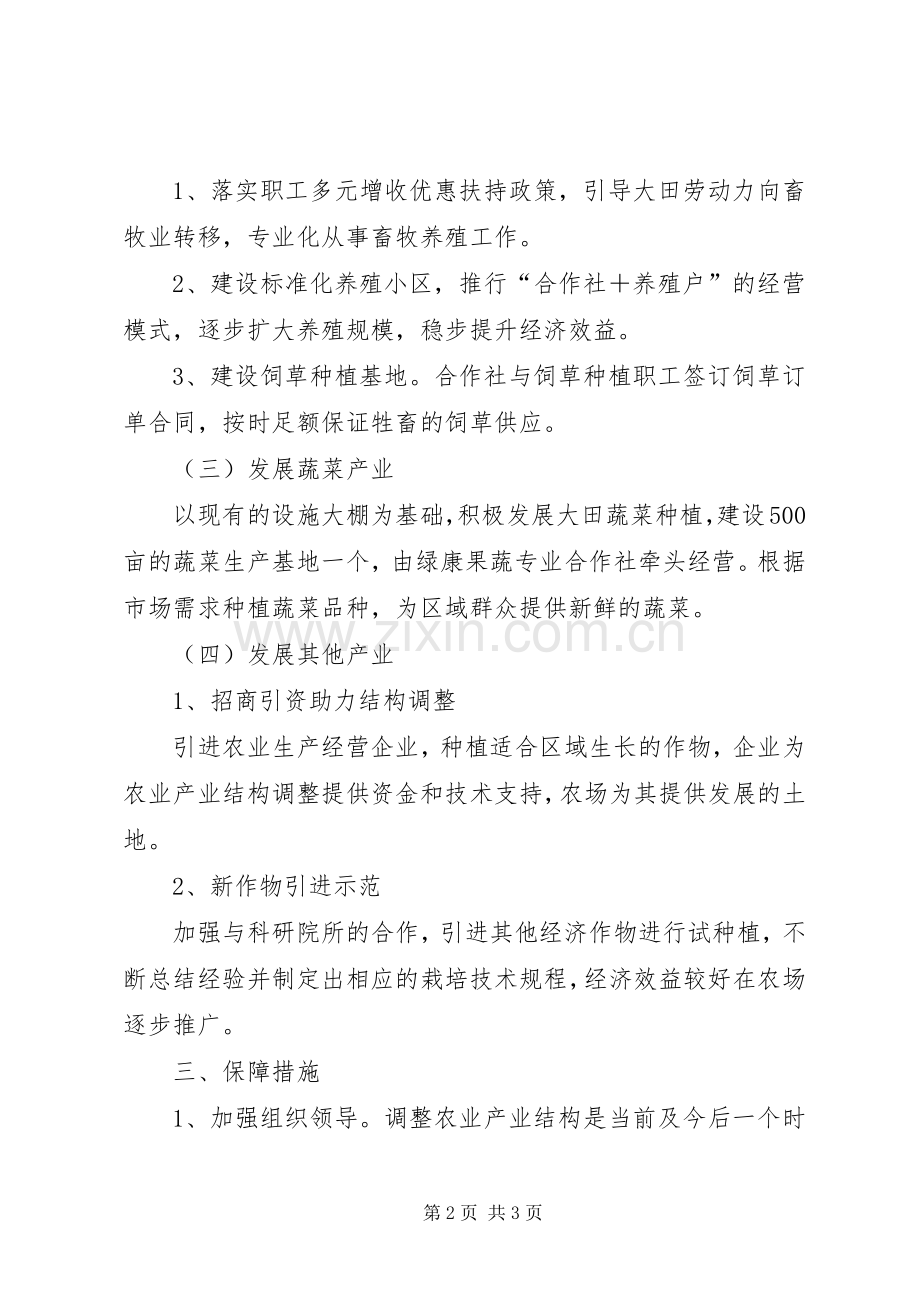 全县农业产业结构调整工作会议的讲话发言稿.docx_第2页