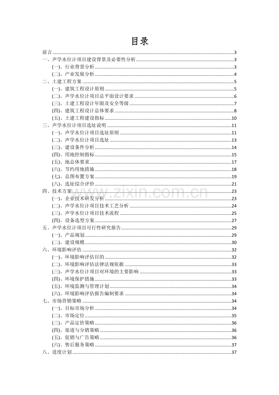 声学水位计项目可行性分析报告.docx_第2页