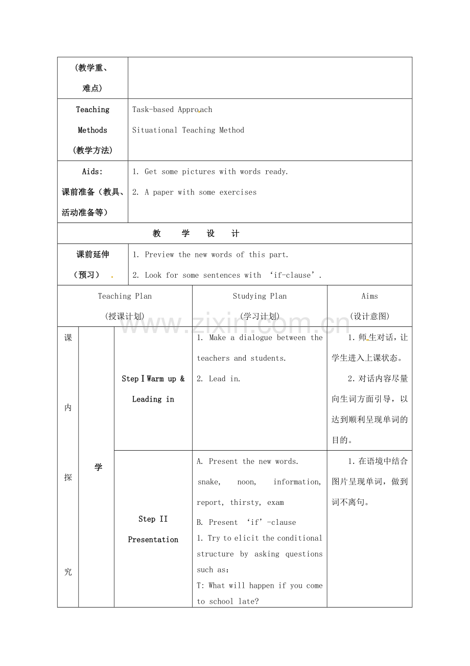 江苏省海安县大公初级中学八年级英语上册《8A Unit 4 Wild animals》Period 4 Grammar（1）教案 牛津版.doc_第2页