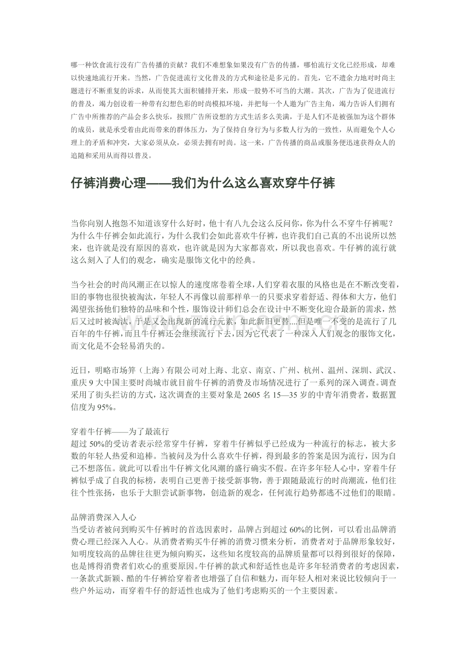 消费者行为流行文化牛仔裤l.doc_第2页