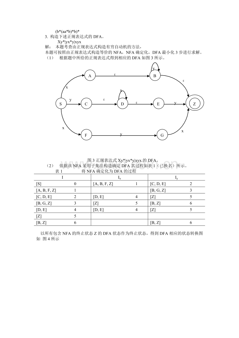 编译原理分知识点习题 词法分析与有穷自动机.doc_第2页