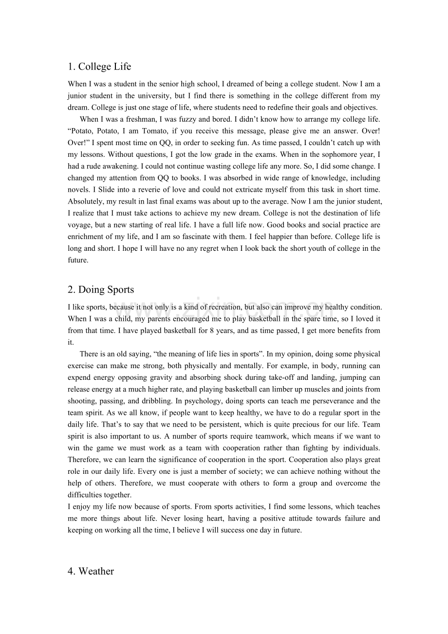 听力答案CollegeLife.doc_第1页
