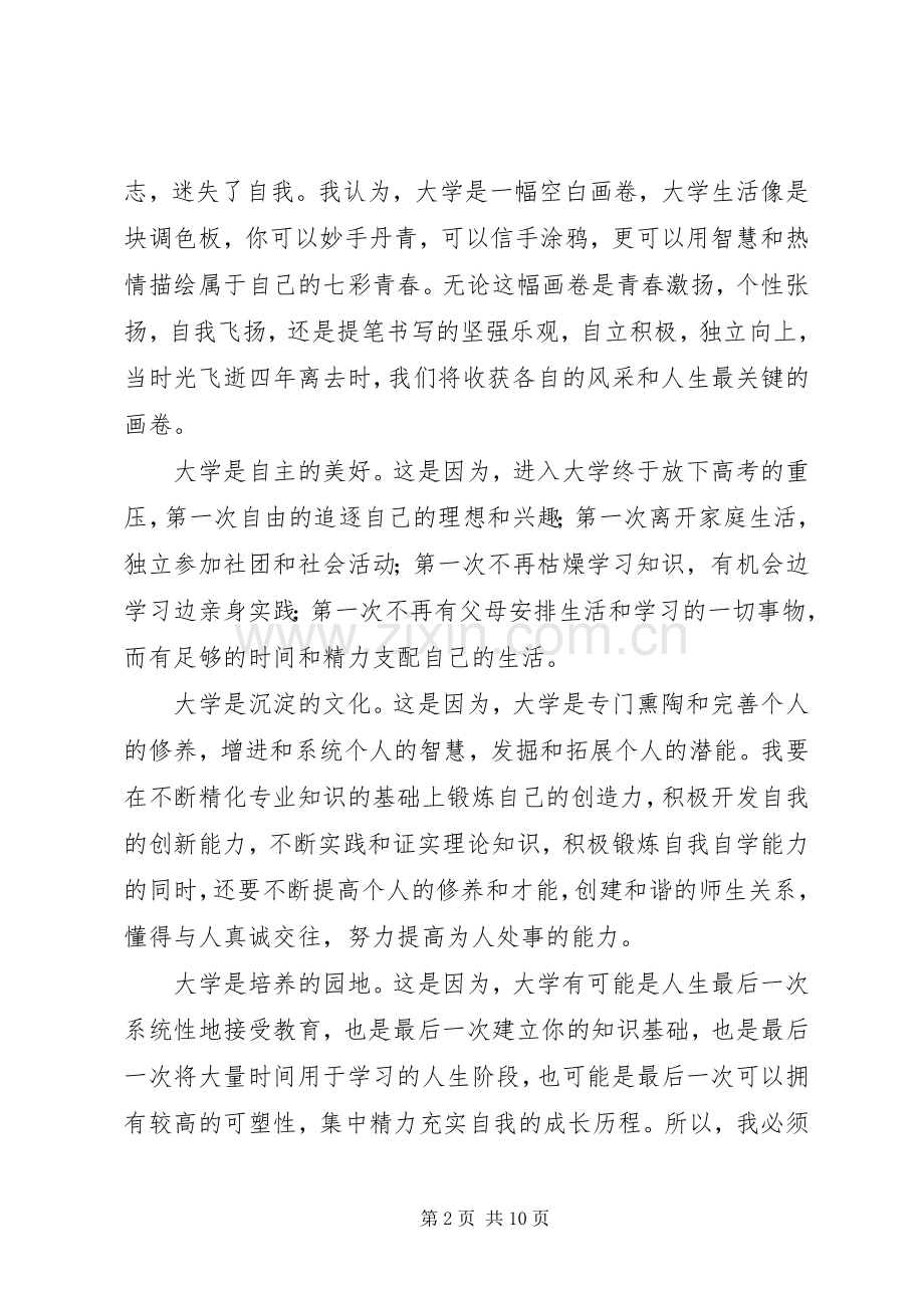 我的大学演讲致辞稿范文.docx_第2页