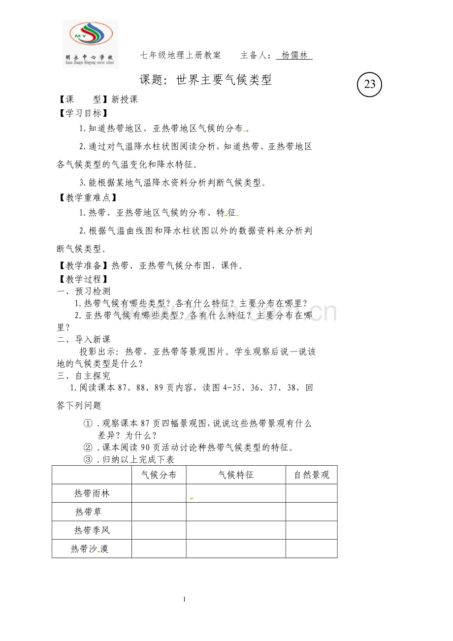 世界主要气候类型1xxxx.doc_第1页