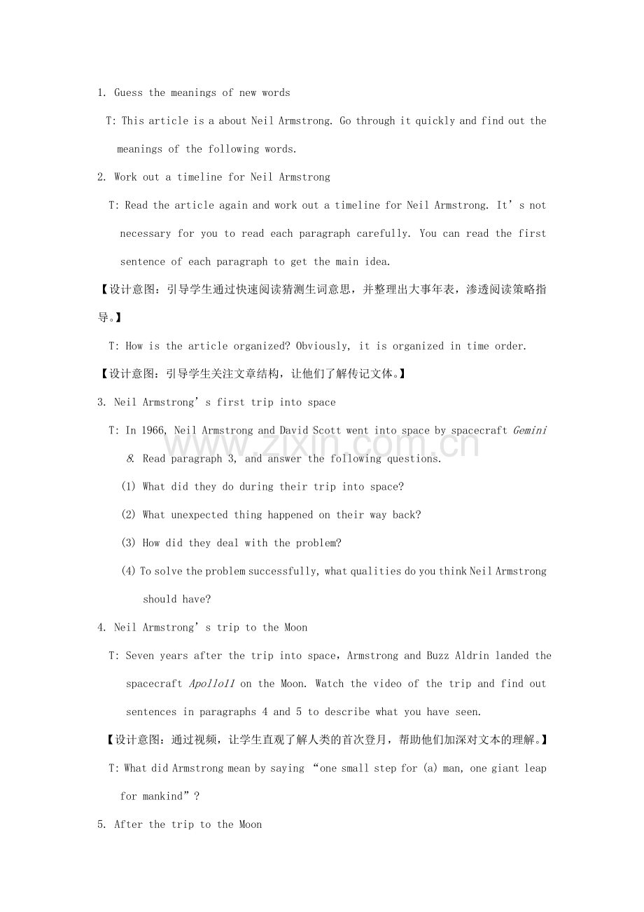 九年级英语下册 Unit 2 Great people Reading I教案 （新版）牛津版-（新版）牛津版初中九年级下册英语教案.doc_第2页