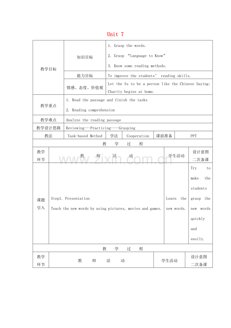 九年级英语上册 Unit 7 The Rewards of Kindnss Reading Election Promises教案 教科版五四制-教科版初中九年级上册英语教案.doc_第1页