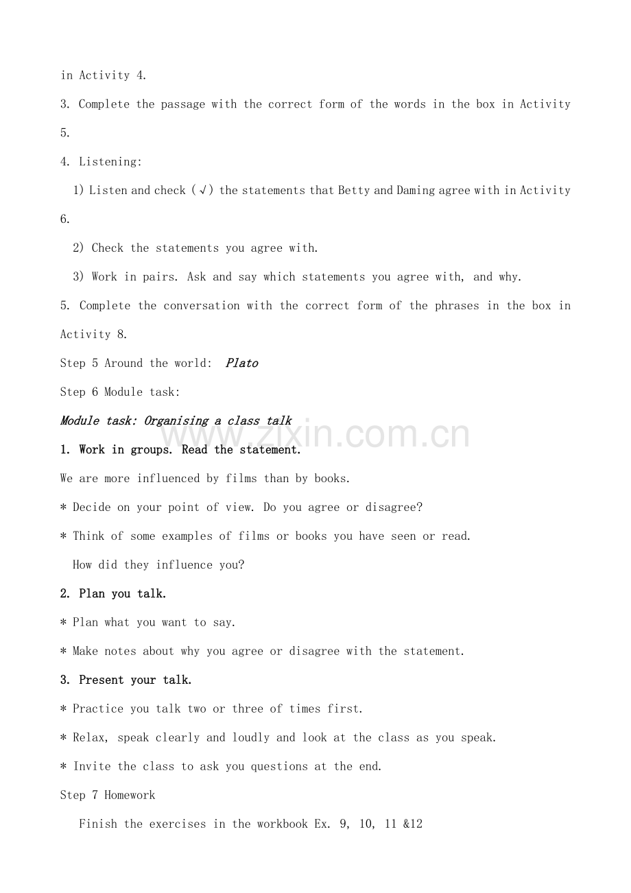 外研版英语九年级上册 Module2 Unit 3 Language in use.doc_第2页