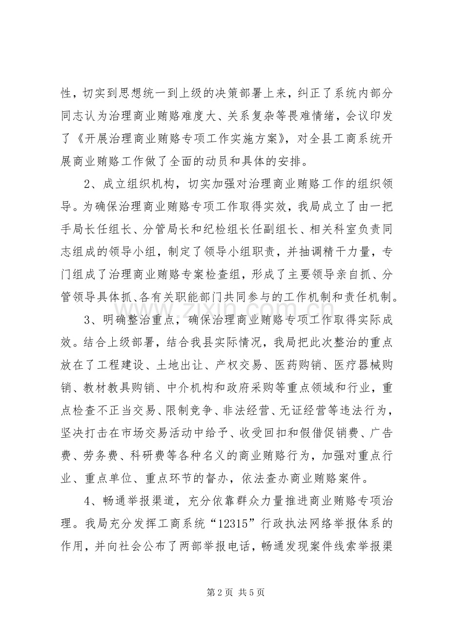在全县工商部门治理商业贿赂工作会议上的讲话发言.docx_第2页