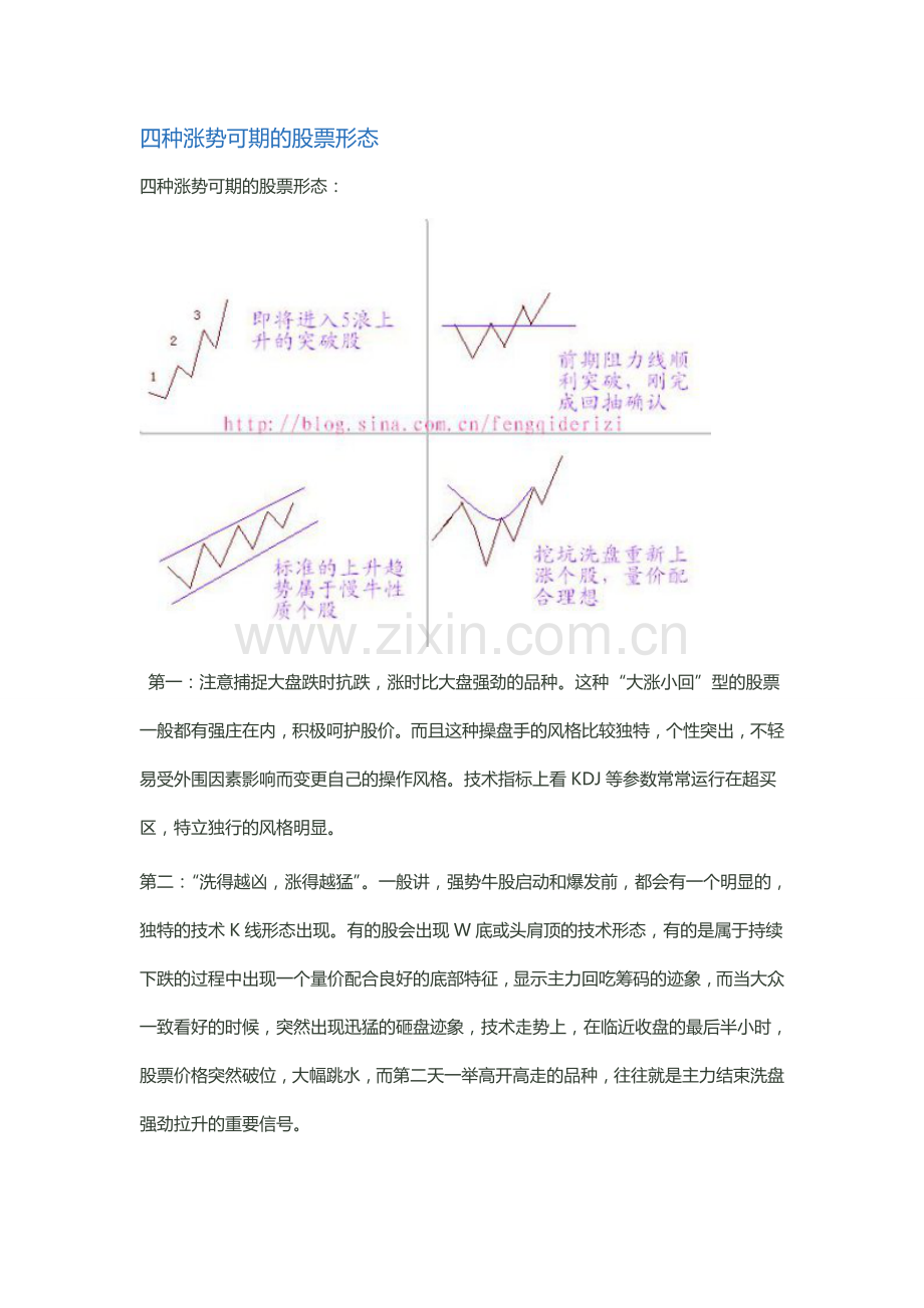 四种涨势可期的股票形态.doc_第1页