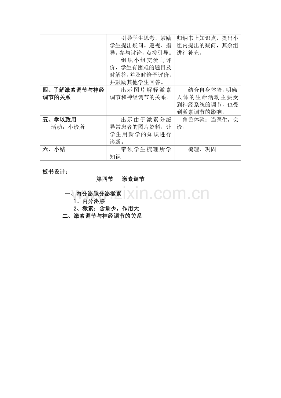激素调节教案.doc_第2页