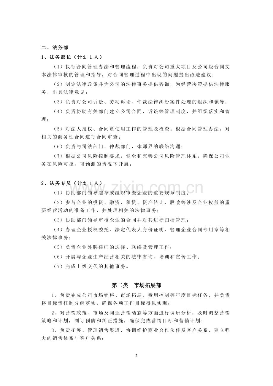 供应链金融各部门岗位职责.doc_第2页