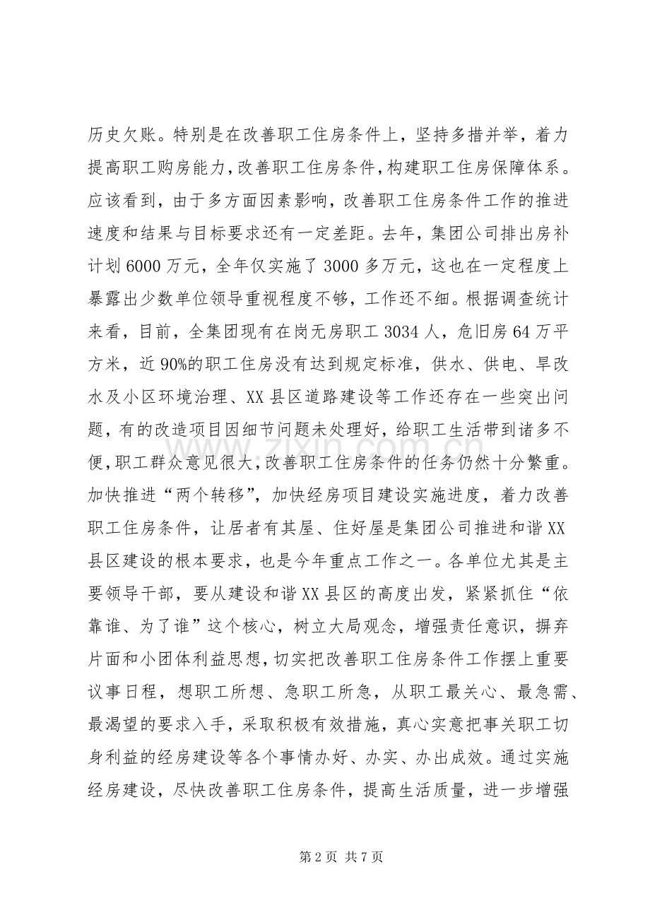 经济适用房建设推进会上的讲话发言.docx_第2页