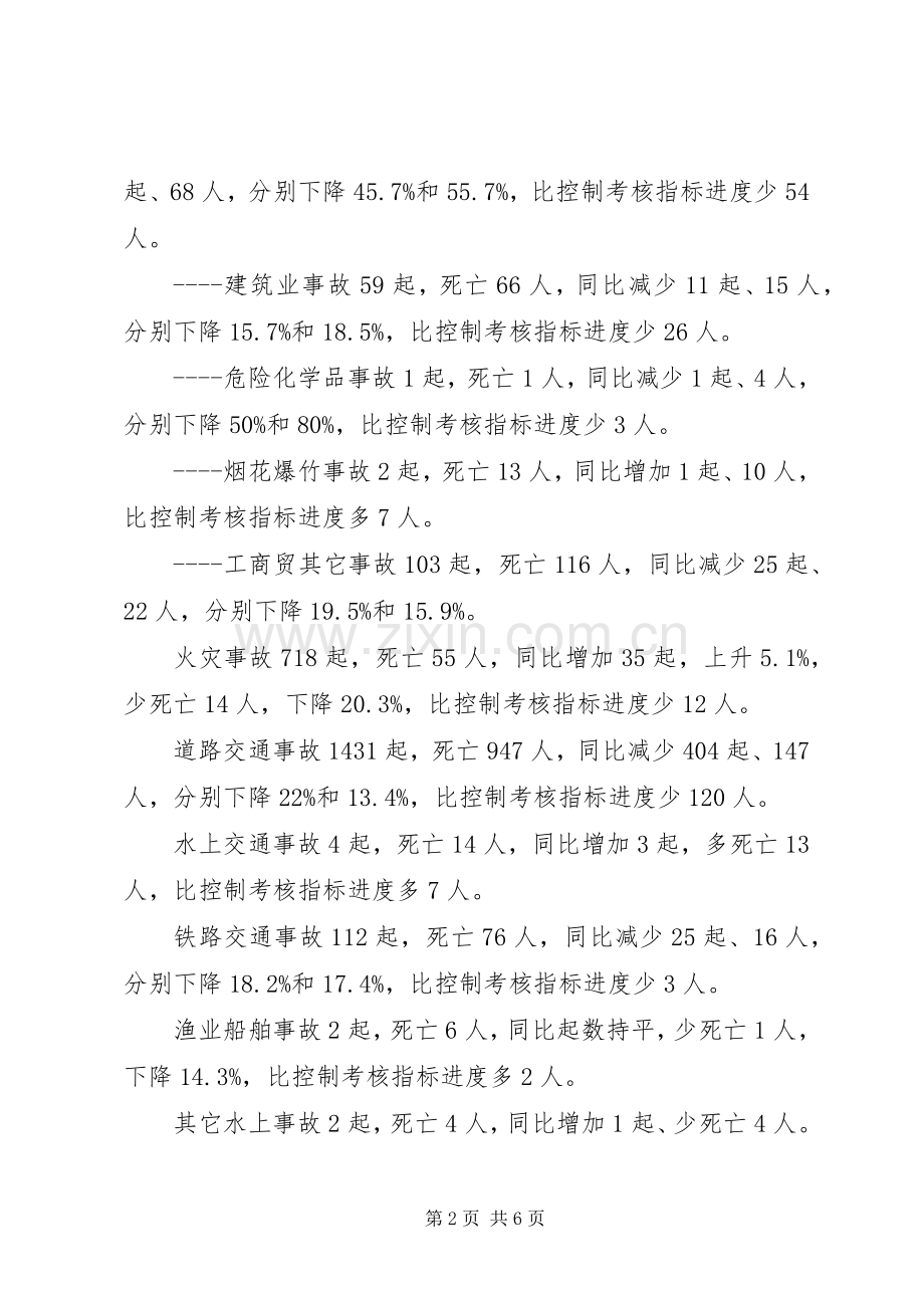 在全省安全生产电视电话会议上的讲话发言.docx_第2页