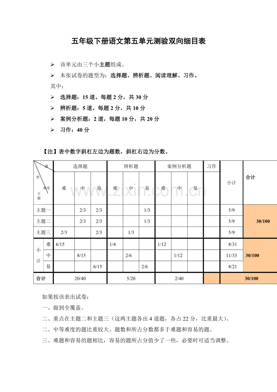 人教版小学语文第九册第五单元.doc_第1页