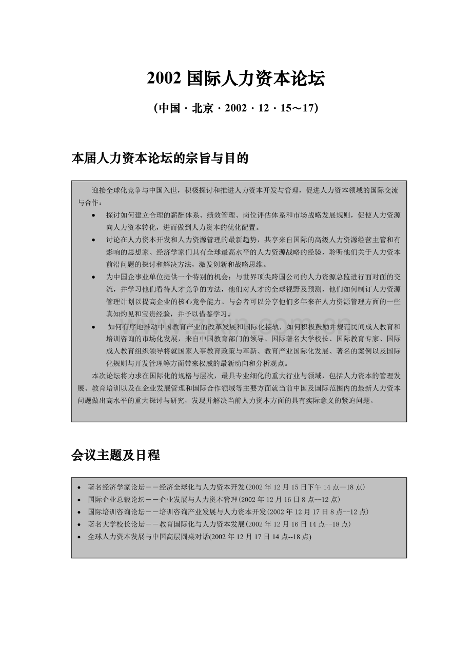 某某年度国际人力资本论坛.doc_第1页