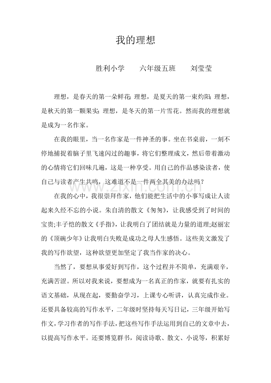 我的理想2.doc_第1页
