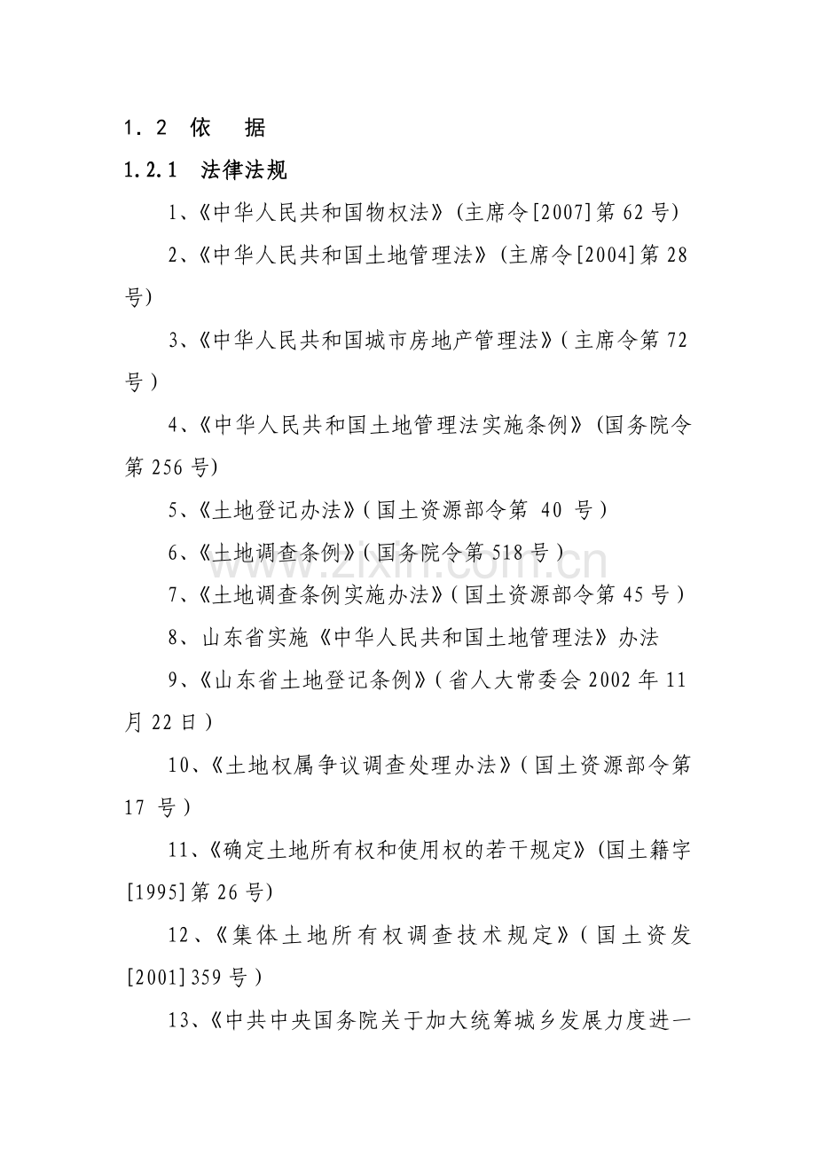 山东省农村集体土地地籍调查及数据库建设技术细则.doc_第2页