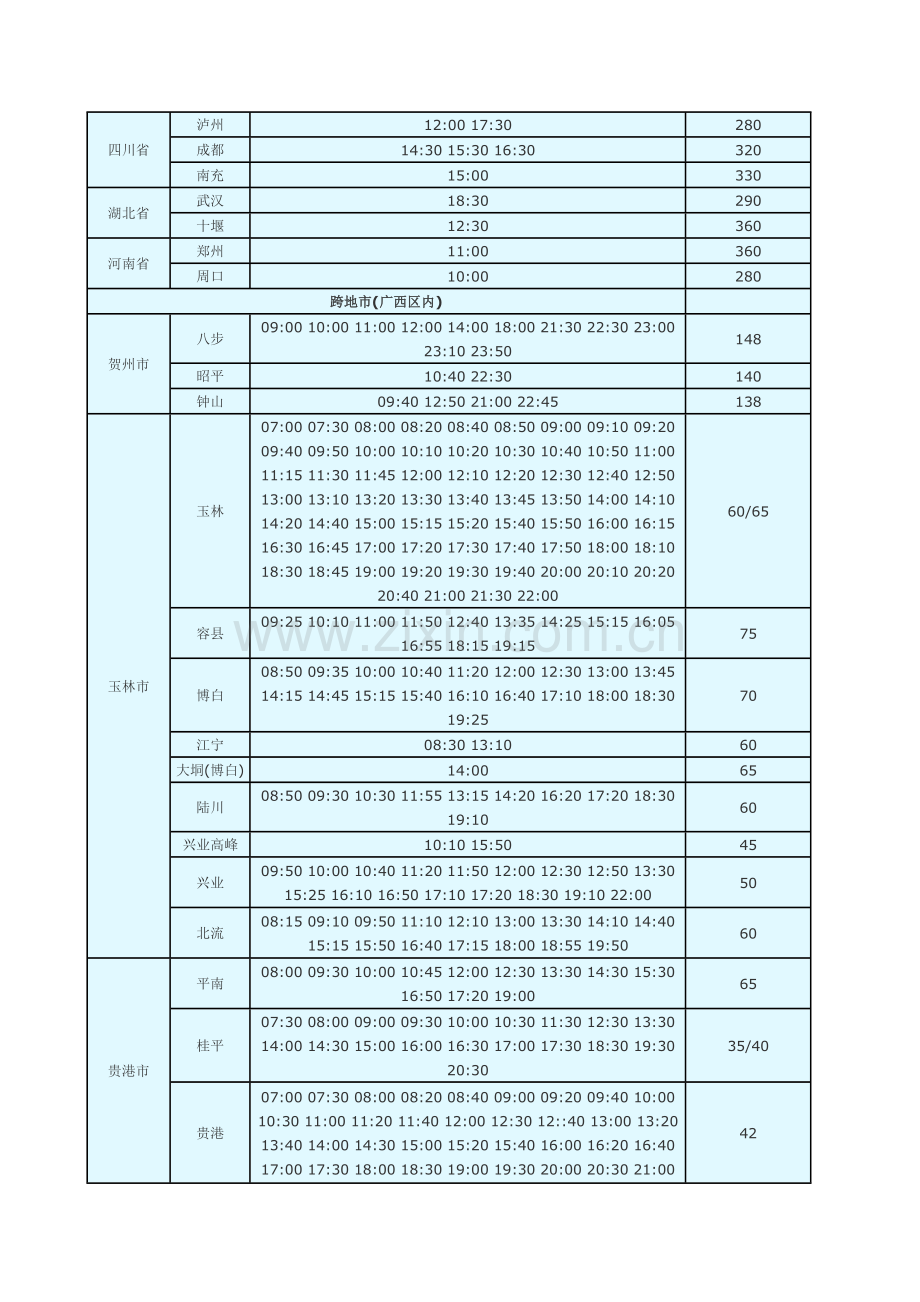 垠东车站发车时刻表.doc_第2页