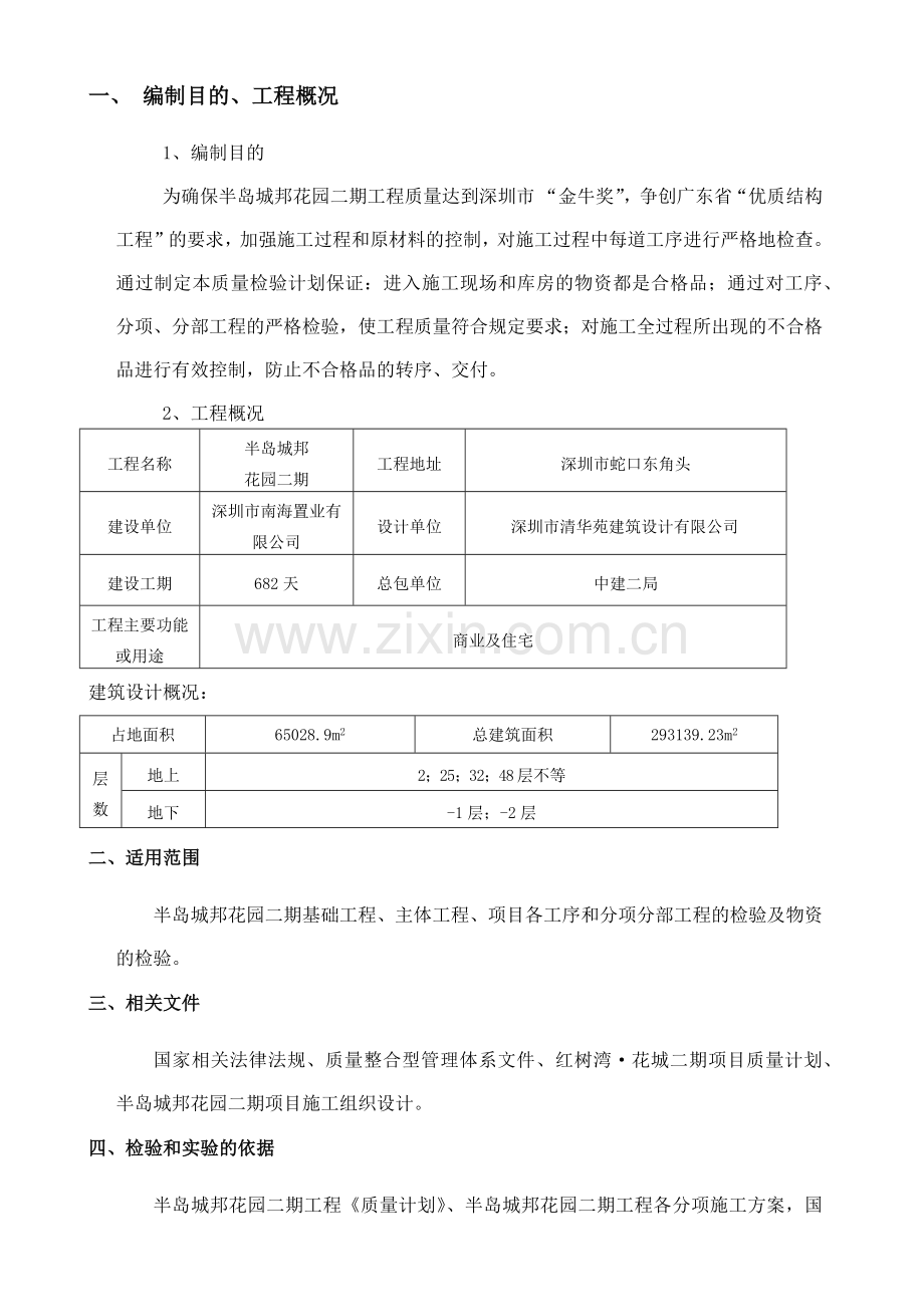 半岛城邦主体施工质量检验计划.docx_第2页