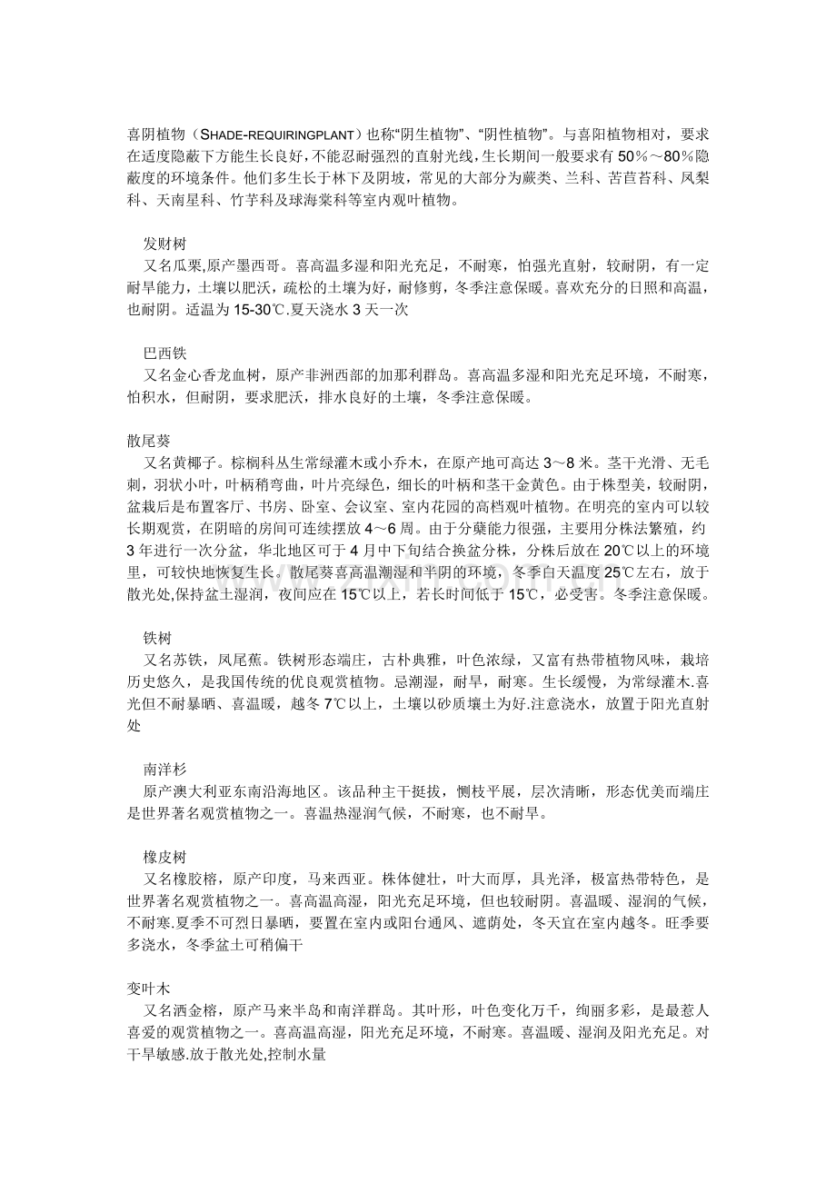 常见喜荫植物.doc_第1页