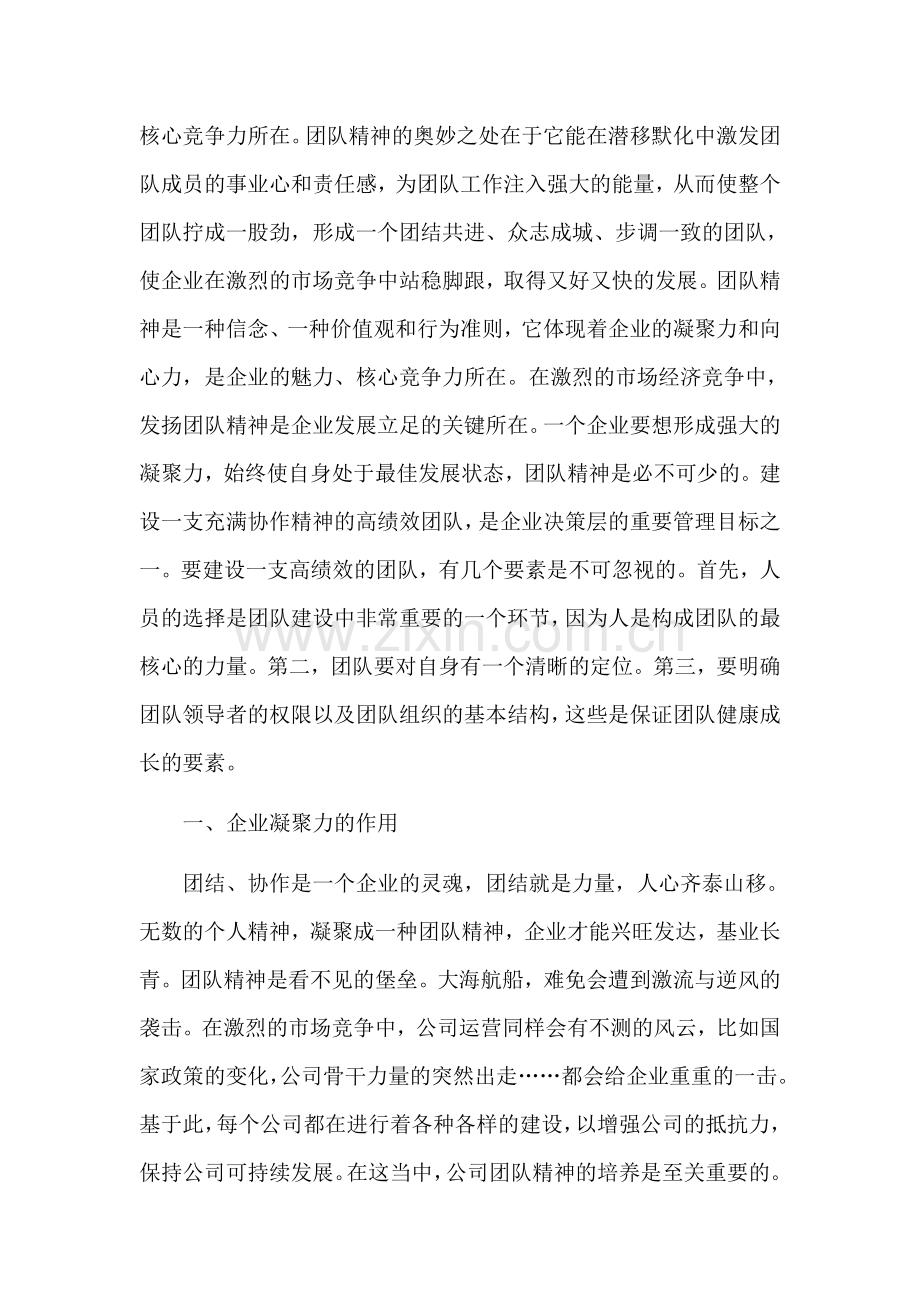 现代企业文化——团队精神与企业凝聚力.doc_第2页