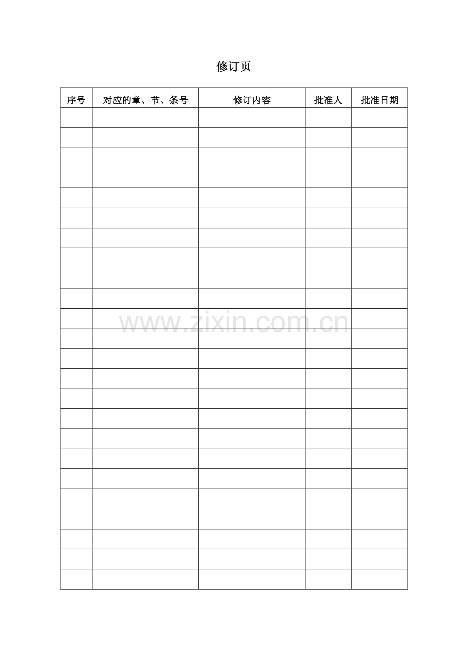 乐客集成墙面板公司质量记录表格大全.docx_第2页