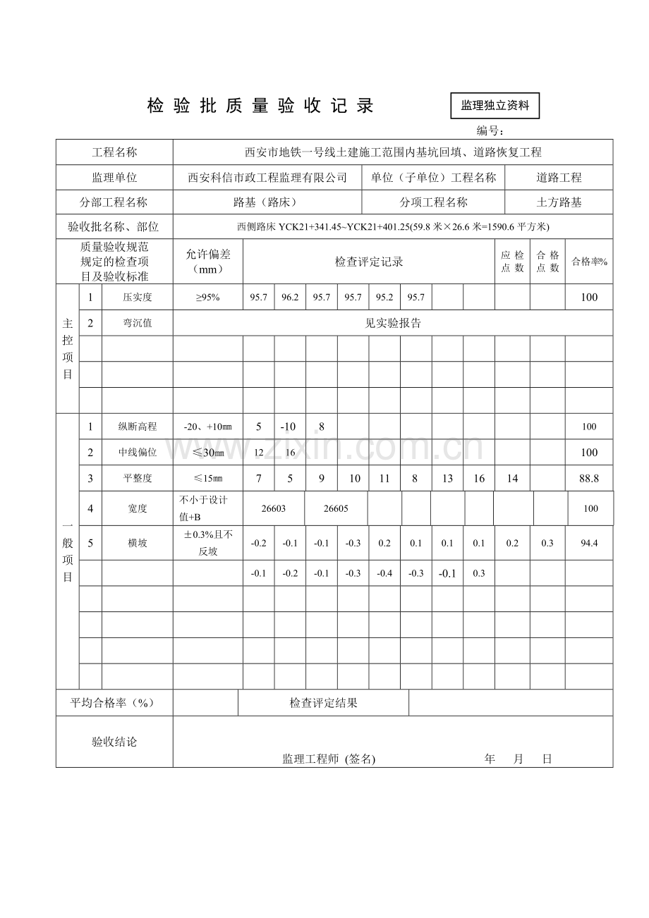 补1 检验批质量验收记 1.docx_第1页