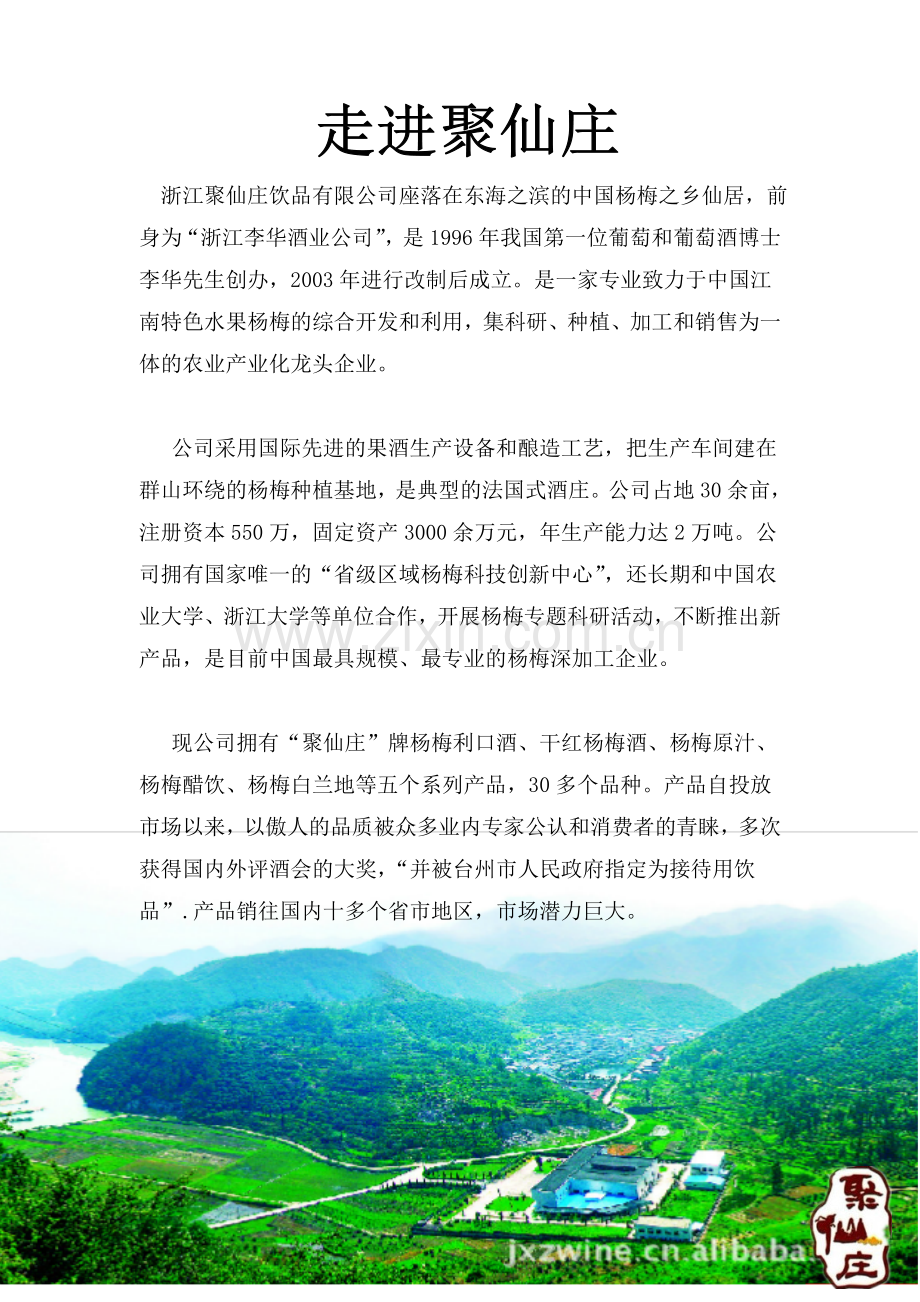 赏仙境之奇景,品仙人之佳酿---鲜梅饮品营销方案.doc_第2页