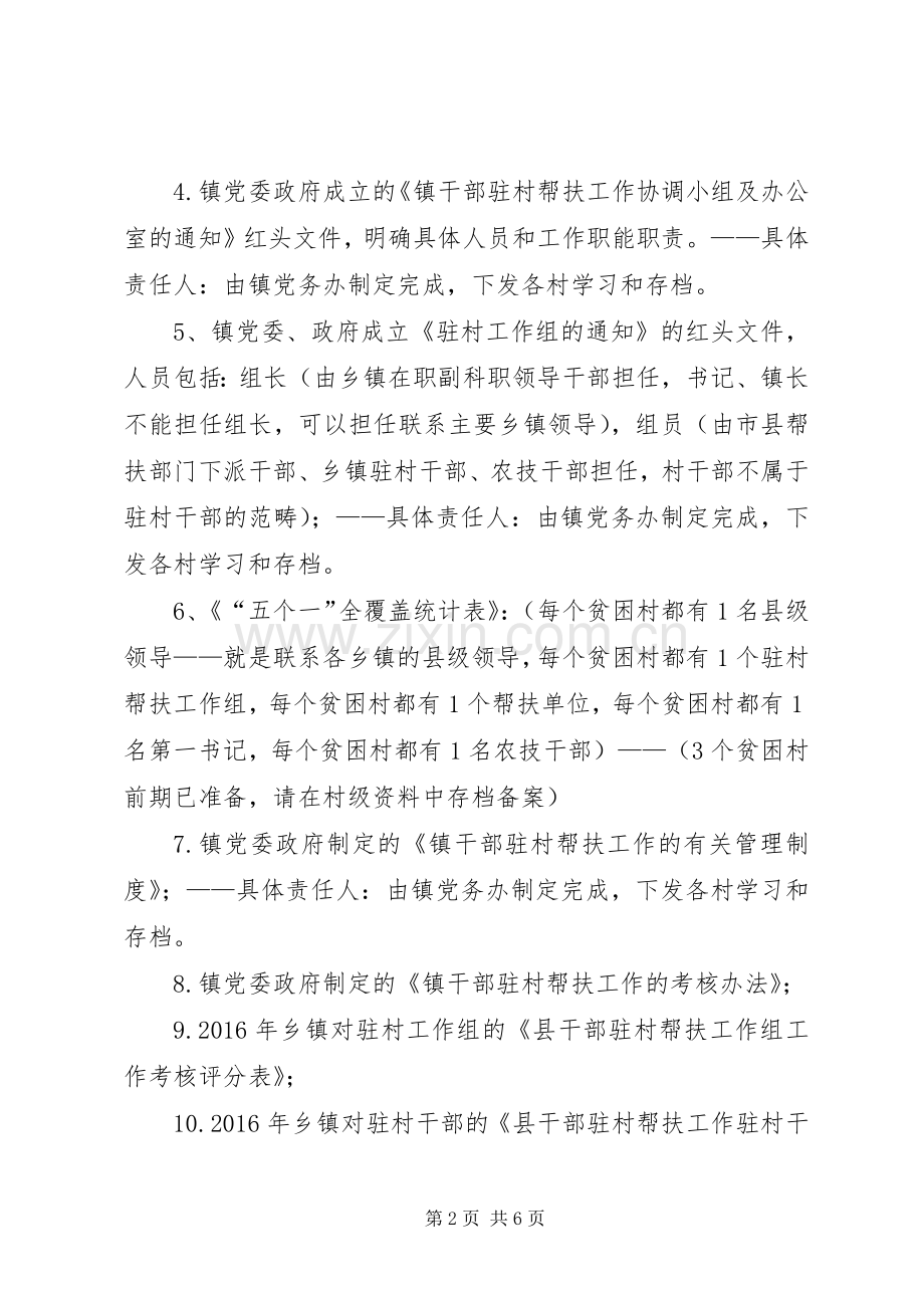 在全镇干部驻村帮扶工作推进会上的讲话发言.docx_第2页