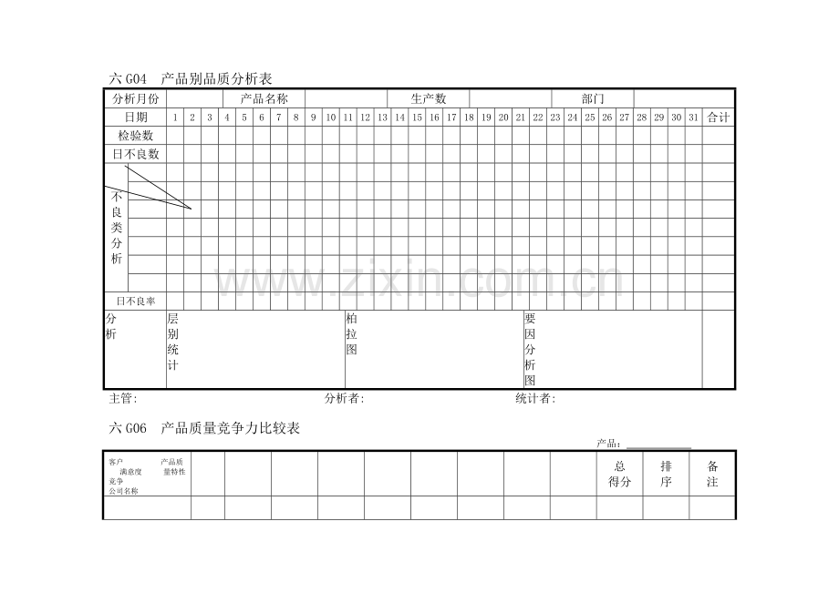 企业管理表格品质管理G横表格02.docx_第1页