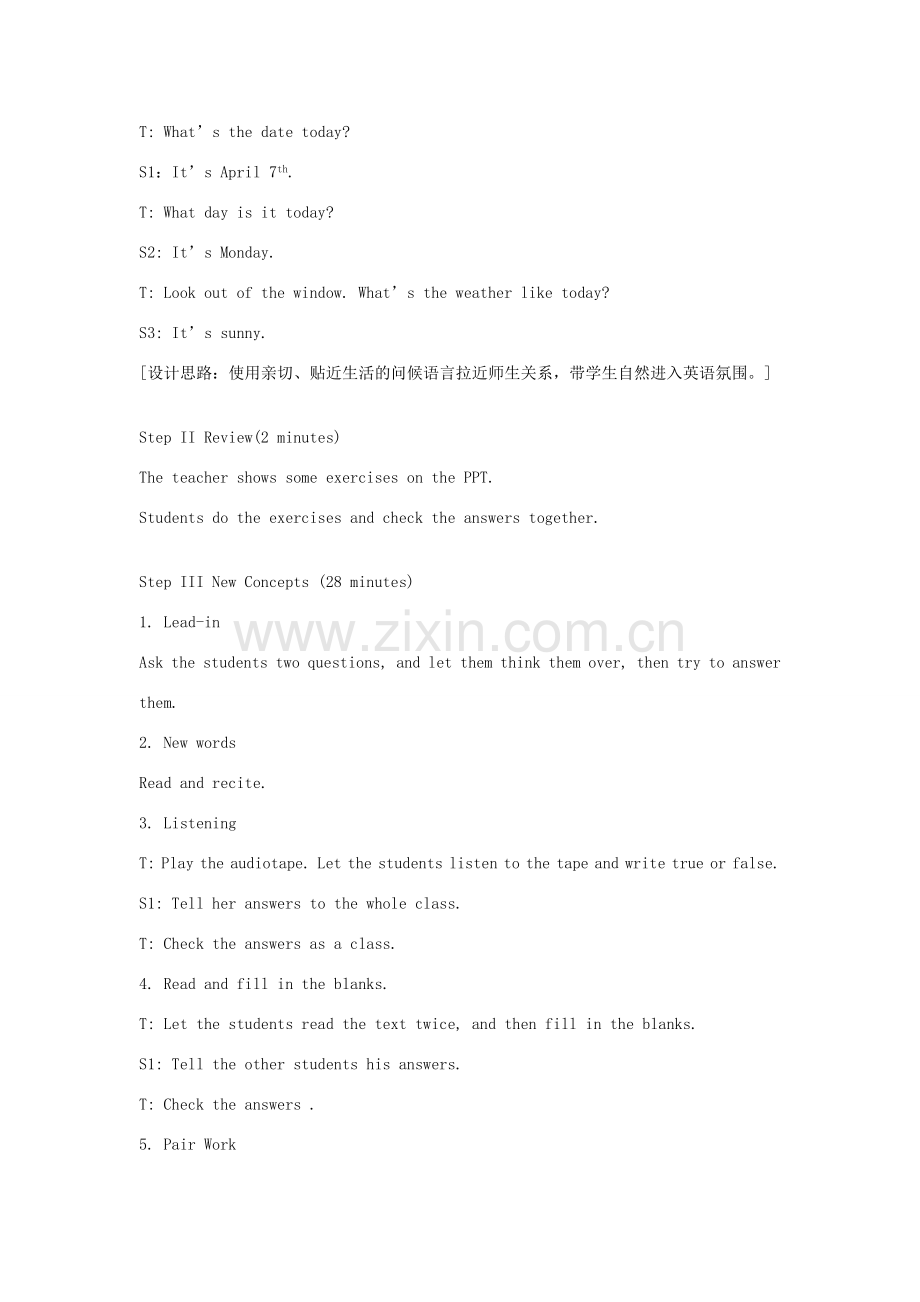 七年级英语下册 Unit 3 Lesson 15 Making a Difference教案 （新版）冀教版-（新版）冀教版初中七年级下册英语教案.doc_第2页