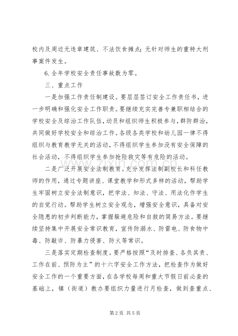 学校安全工作计划范文及具体要点.docx_第2页