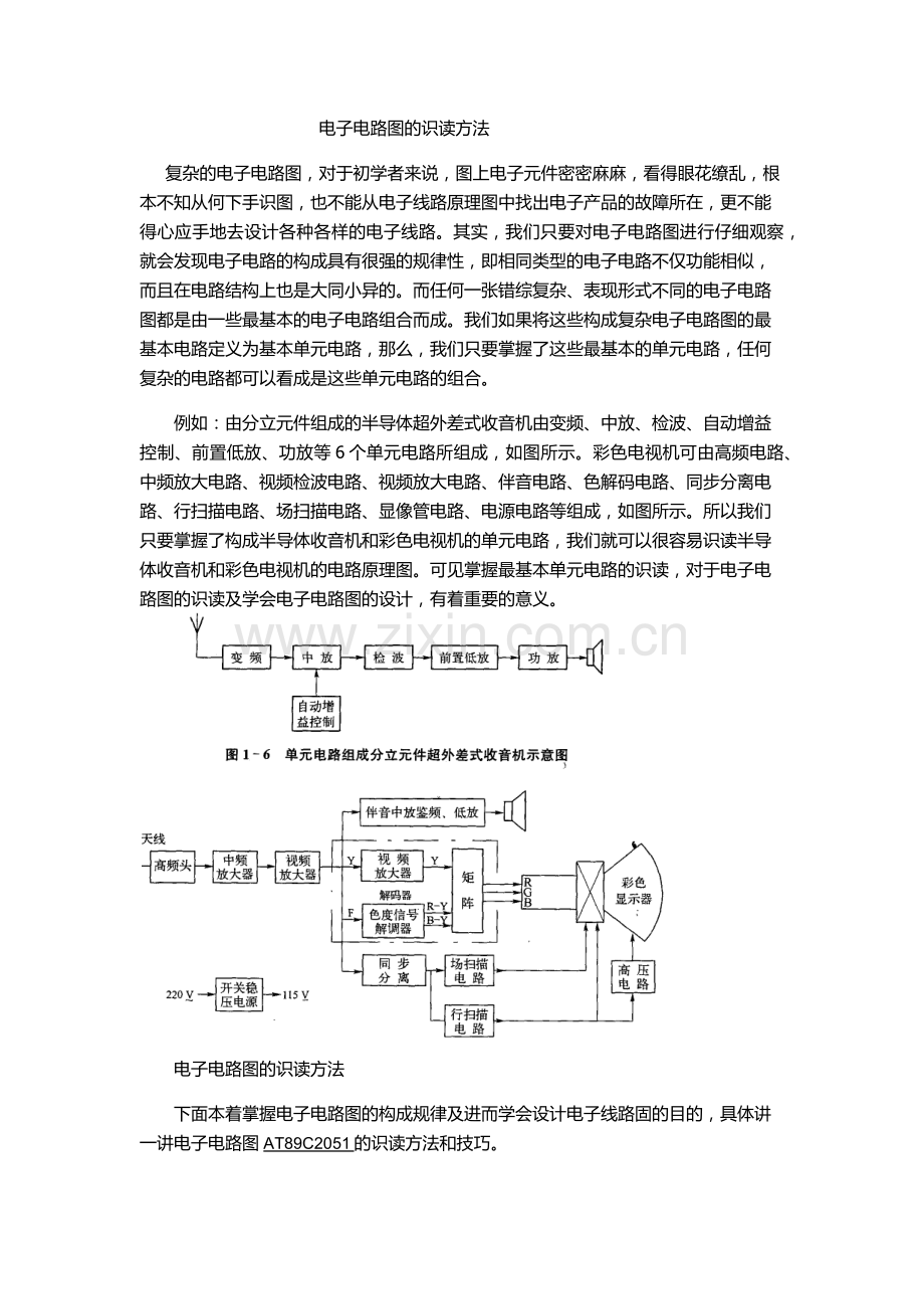 电子线路图的识读方法.docx_第1页