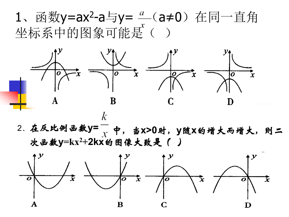 反比例函数与二次函数.ppt_第1页