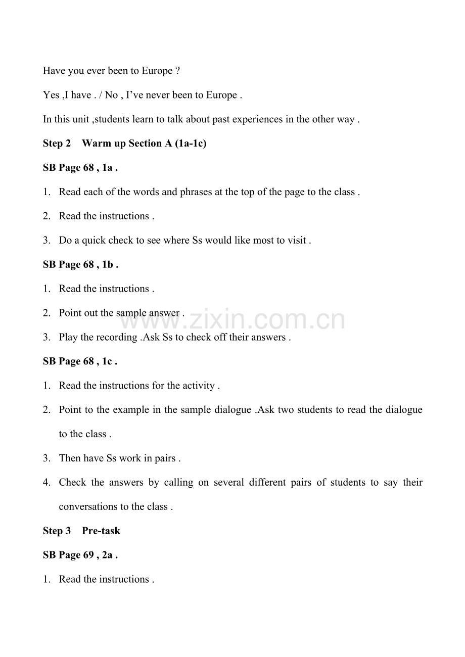 八年级英语Unit9 Have you ever been to an amusement park新人教版.doc_第2页