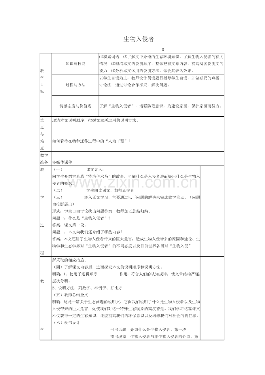 生物入侵者0.doc_第1页