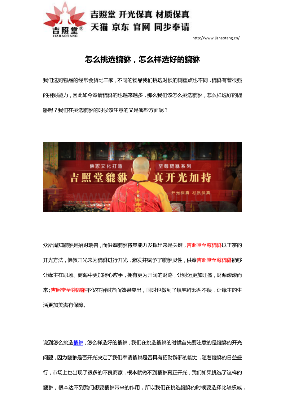 怎么挑选貔貅,怎么样选好的貔貅.docx_第1页