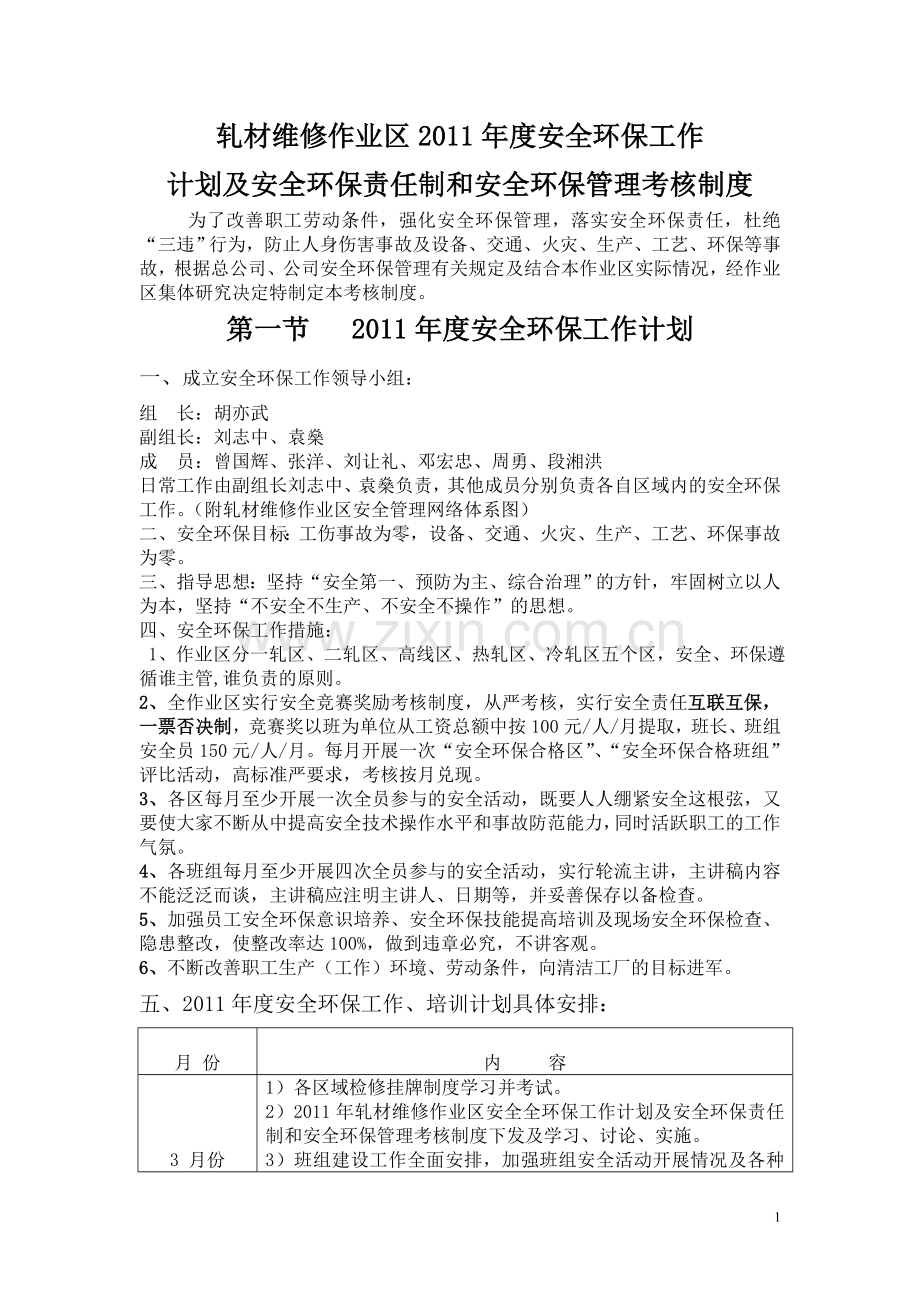 轧材作业区安全管理规定.doc_第1页