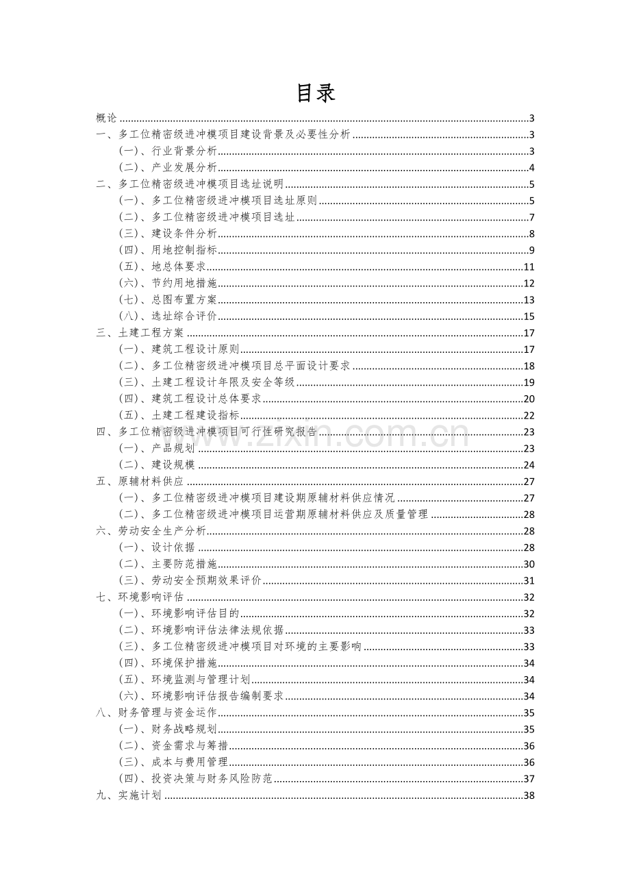 多工位精密级进冲模项目可行性分析报告.docx_第2页
