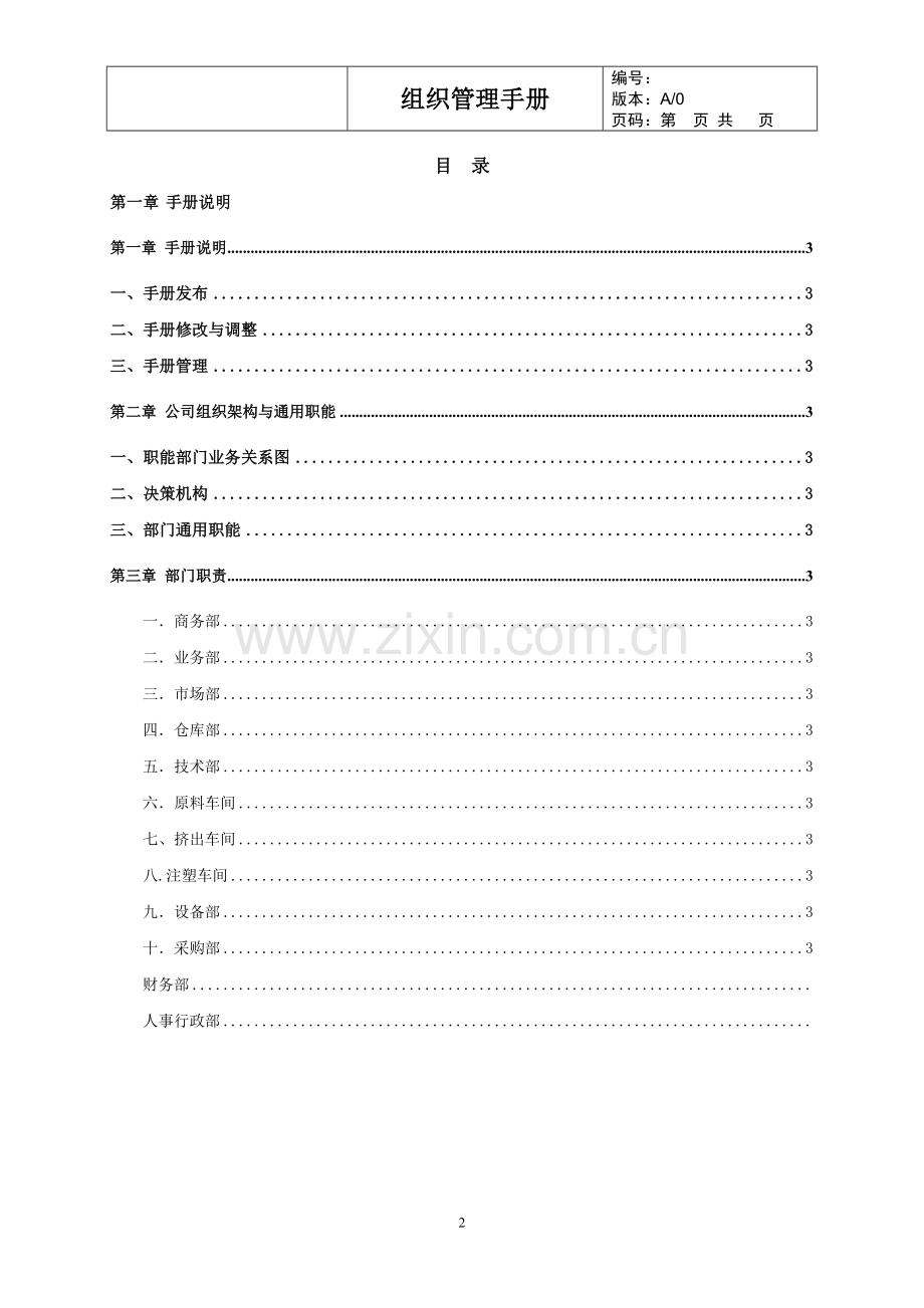 《组织管理手册模板》.doc_第2页
