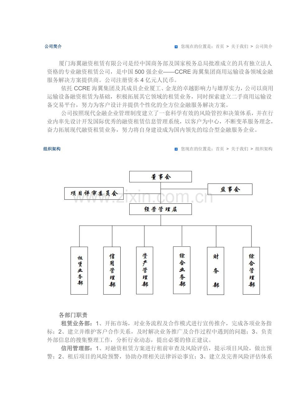 厦门海翼融资租赁有限公司.docx_第1页
