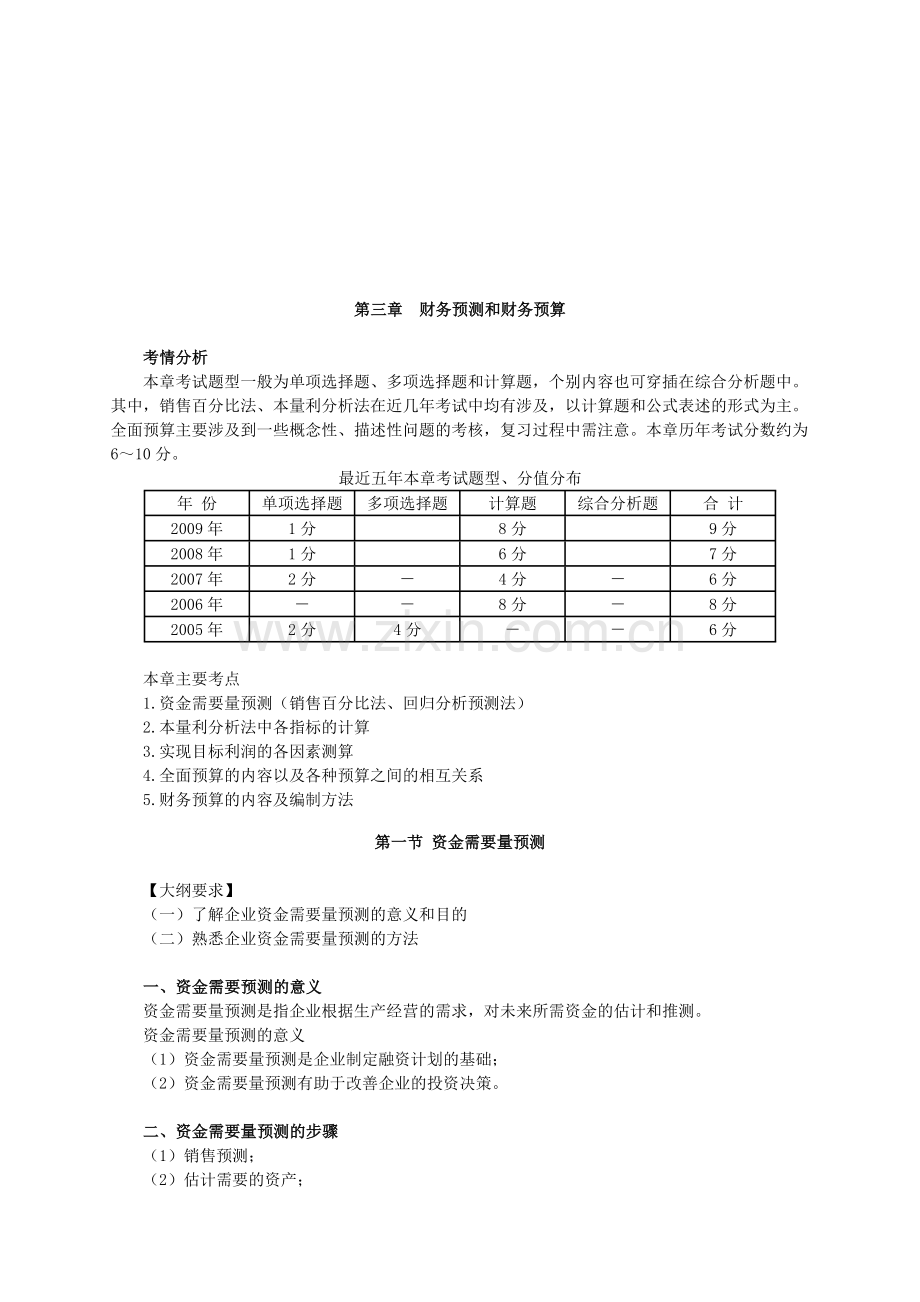 财务预测与财务预算( 21页).docx_第1页