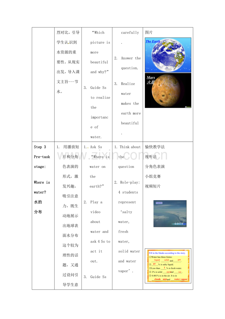 八年级英语上册 Chapter 1 Water Reading（1）教案 牛津深圳版.doc_第2页