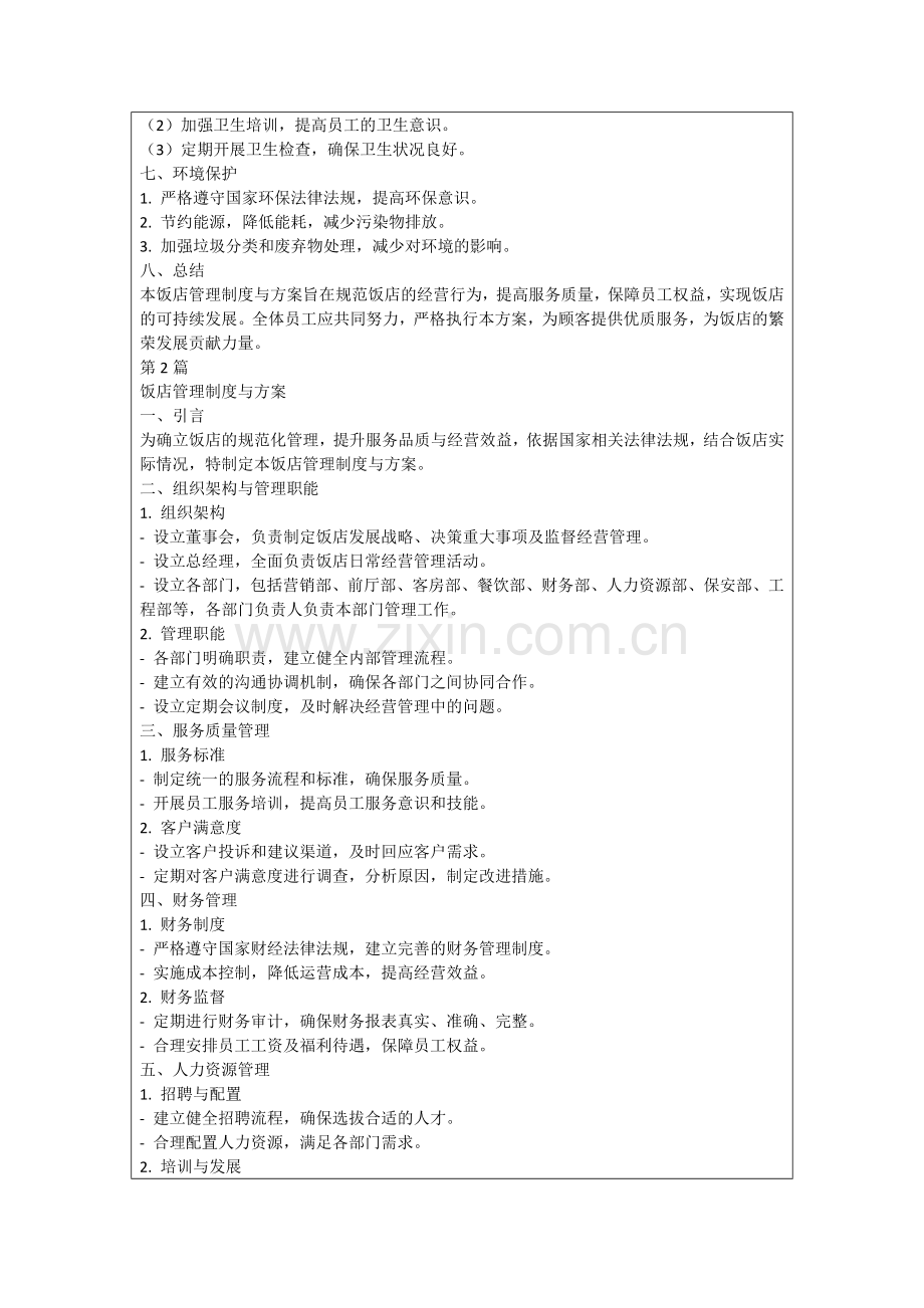 饭店管理制度与方案.docx_第2页