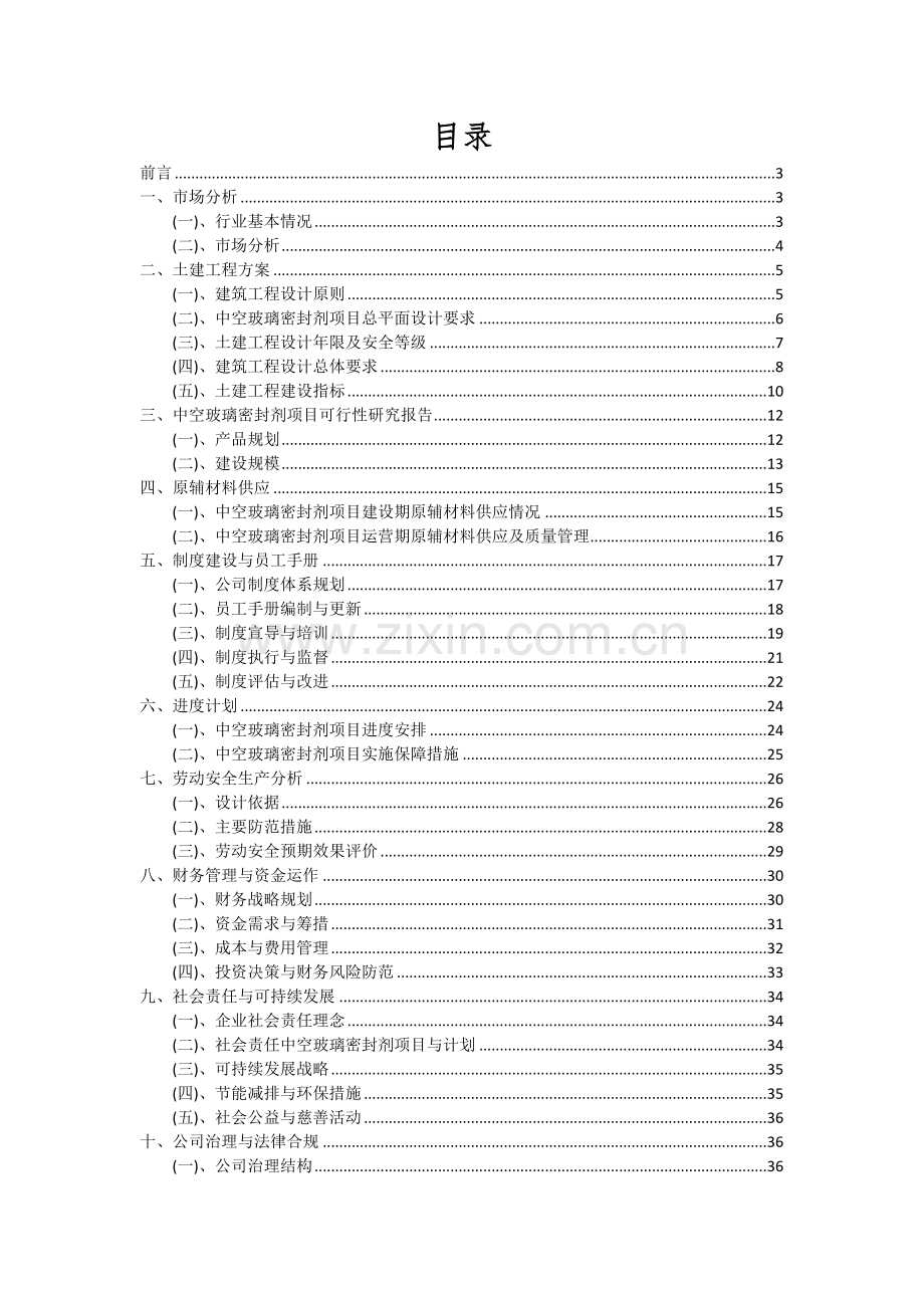 中空玻璃密封剂项目可行性分析报告.docx_第2页
