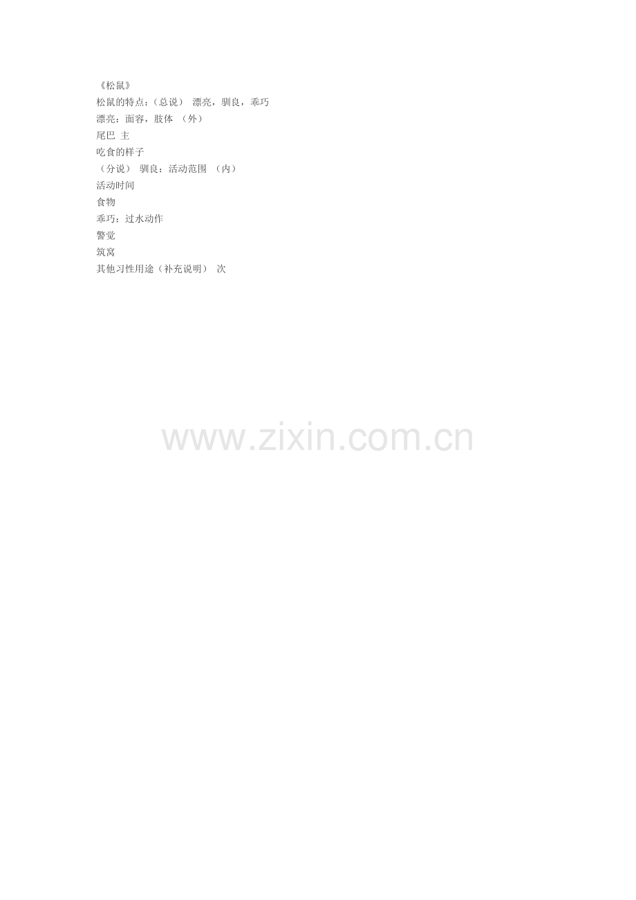 松鼠结构图.doc_第1页