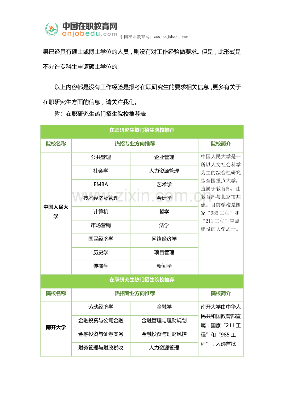 没有工作惊讶允许报考在职研究生报吗.docx_第2页