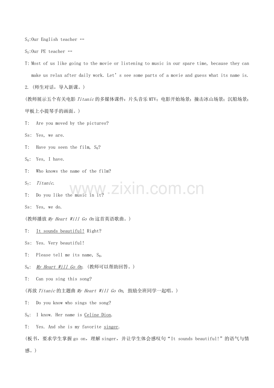 八年级英语上册 Unit 3《Our Hobbies》 Topic 2 Section A 教案 仁爱版.doc_第2页