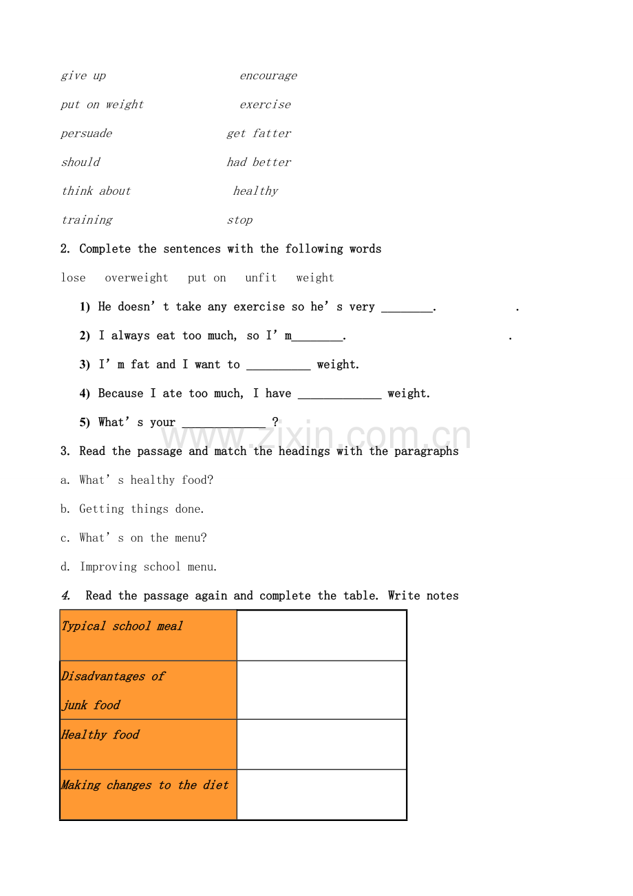 九年级英语上册Module 10 Unit 2 Jamie is a cook whose ideas are changing school dinners.doc_第2页