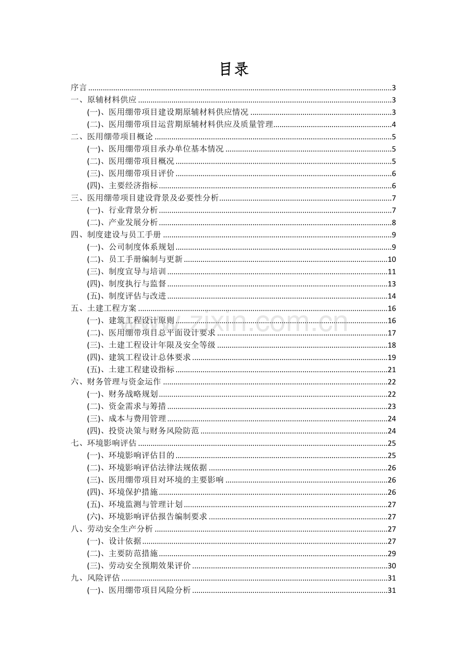 医用绷带项目可行性研究报告.docx_第2页